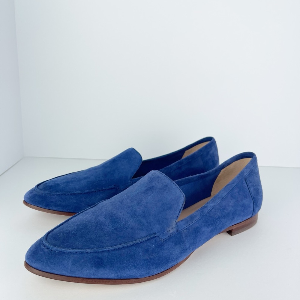 Kate Spade Blue Suede Loafers